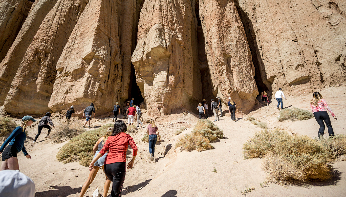 SBCC students on a field trip.