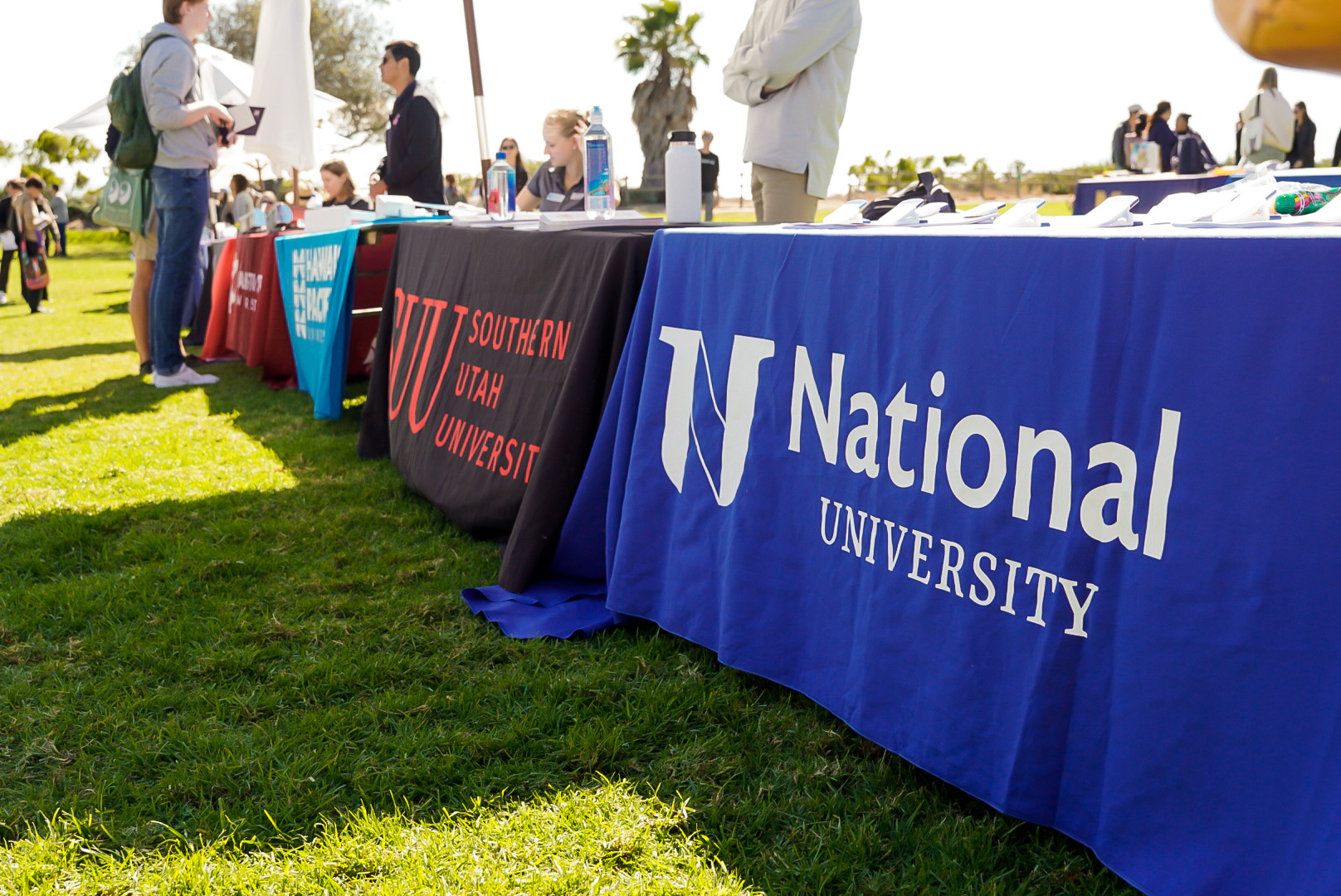 College Fair attendees